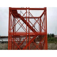 施工安全梯籠報價「合新建筑」香蕉式爬梯/加工棚加工@貴州貴陽