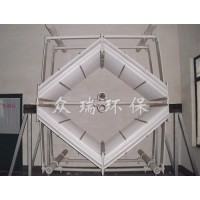 遼寧除霧器加工廠家-眾瑞環(huán)保設(shè)備定制菱形屋脊除霧器